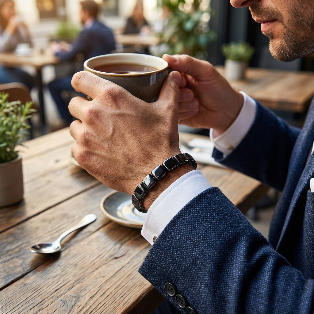 HARMIA® – Mágneses Hematit Karkötő