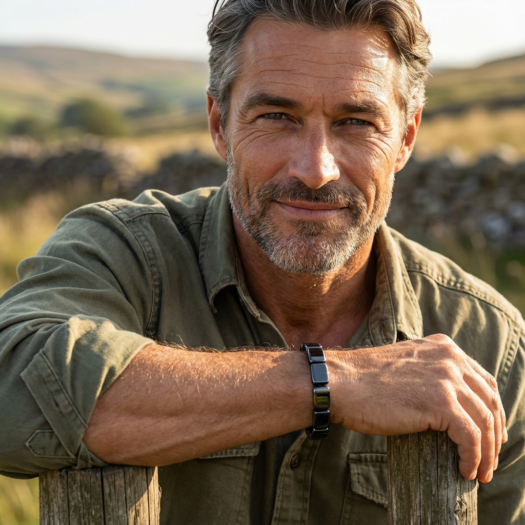 HARMIA® – Mágneses Hematit Karkötő